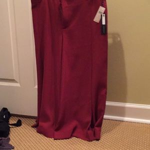 Rust Anthro Culottes tags on